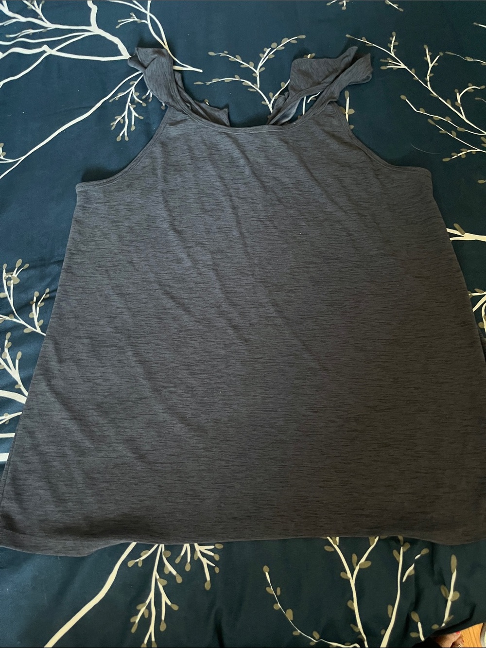 Old Navy Charcoal and Coral Tank Top